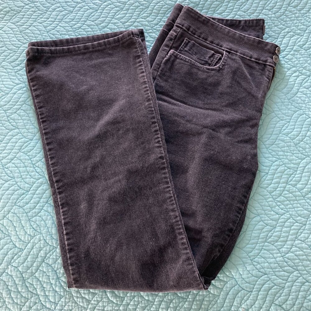 Levi's 526 Slender Boot Corduroy Jeans - Gray Size 10 EUC - Picture 3 of 7